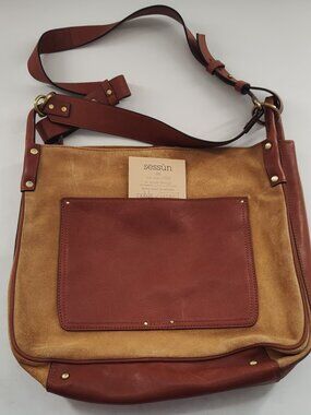 Sessun Women's Leather/Suede Tote/Bag/Purse                           P#718